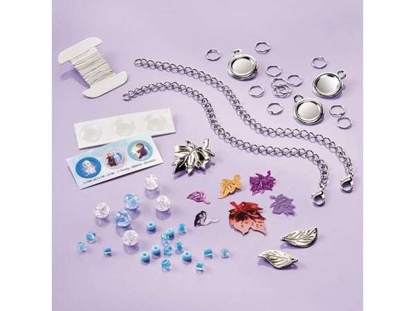 Totum Disney Frozen 2 Forest Charm Braceletes, Children''s jewellery bracelet making kit, 5 År, Multifärg