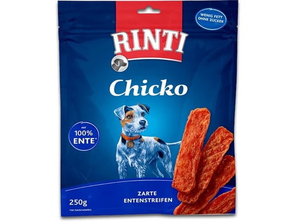 RINTI 91351, Välipala, Koira, Aikuinen, Ankka, 250 g