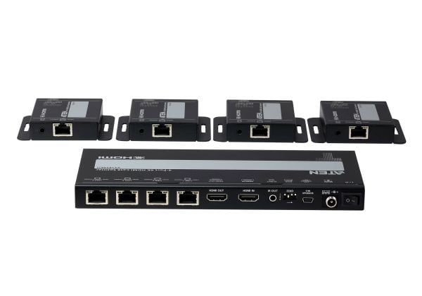 ATEN VS1824KIT - Video/lyd-splitter - HDMI - over CAT 6 - 4 porter - opp til 50 m