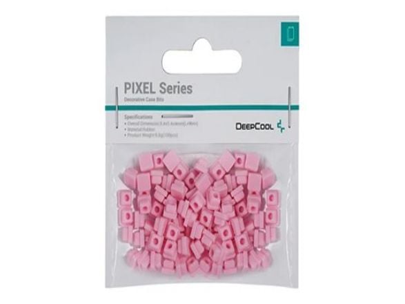Deepcool PIXEL Series - System cabinet decorative bits - rosa, Pantone 182U (en pakke 100 deler)