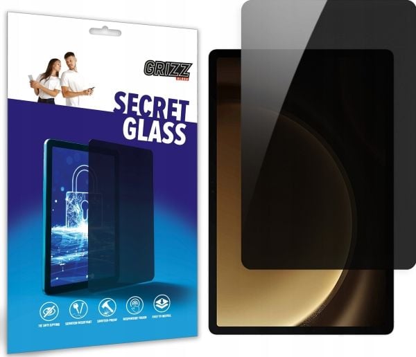 GrizzGlass GrizzGlass SecretGlass Privacy Glass for Samsung Galaxy Tab S9 FE Plus