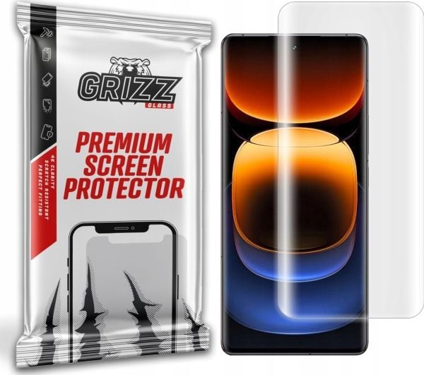 GrizzGlass hydrogel-film GrizzGlass Hydrofilm til Vivo iQOO 12 Pro