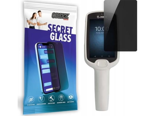 GrizzGlass personvernskjermglass GrizzGlass SecretGlass til Zebra PS20