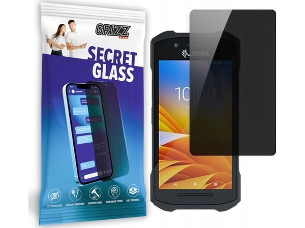 GrizzGlass personvernskjerm GrizzGlass SecretGlass til Zebra TC26 / TC21