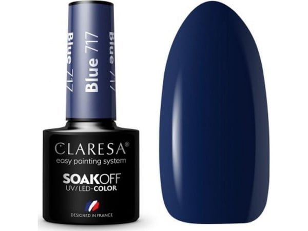 Claresa CLARESA HYBRID NEGLELAKK BLÅ 717 -5G