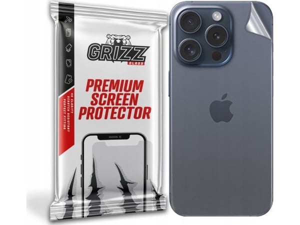 GrizzGlass SatinSkin-film till Grizz do Apple iPhone 15 Pro Max