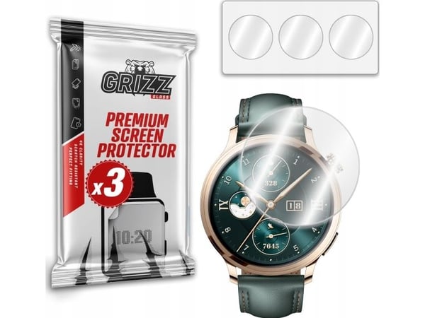 GrizzGlass hydrogel- film GrizzGlass Hydrofilm til Honor Watch 4 Pro