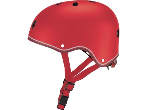 GLOBBER hjelm Primo Lights, XS/S (48–53 cm), rød