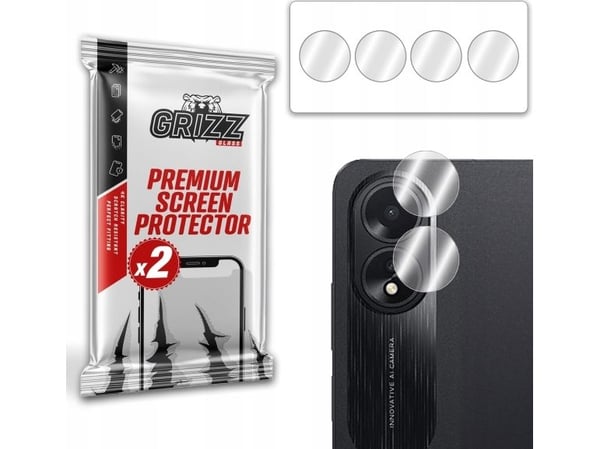 GrizzGlass HybridGlass kamerabeskytter til Oppo A18