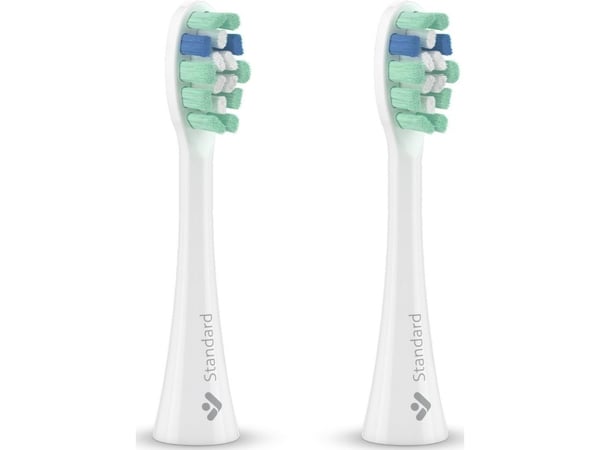 TrueLife SonicBrush Clean-serien børstehoder Standard hvit (2-pakning)