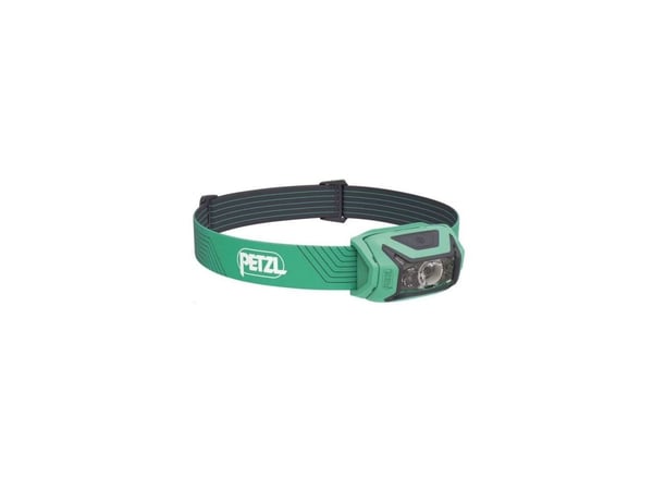Petzl ACTIK, Hodebåndslommelykt, Grønn, Knapper, IPX4, 1 lamper, 2 lm
