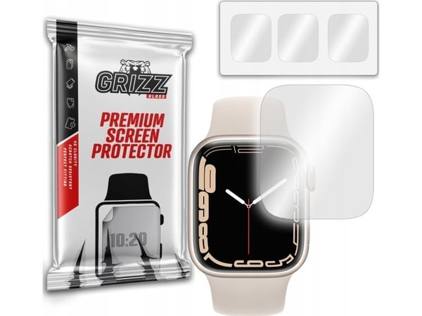 GrizzGlass hydrogel-film GrizzGlass Hydrofilm til Apple Watch 9 41 mm