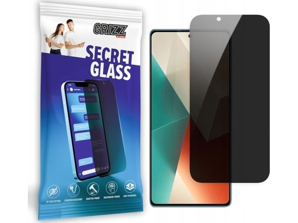 GrizzGlass GrizzGlass SecretGlass Privacy Glass for Xiaomi Redmi Note 13 5G