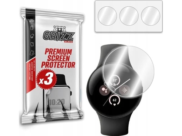 GrizzGlass hydrogel- beskyttelsesfilm Hydrofilm til Google Pixel Watch 2