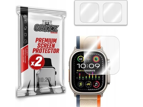 GrizzGlass hybridglass til Apple Watch Ultra 2
