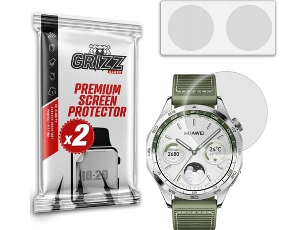 GrizzGlass matt skjermfolie GrizzGlass PaperScreen til Huawei Watch GT 4 46 mm