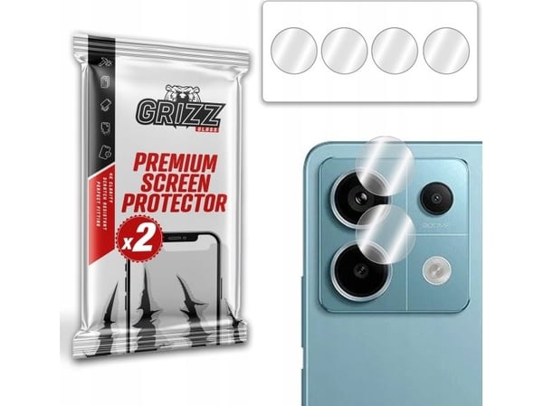 GrizzGlass Camera Glass GrizzGlass HybridGlass-kamera for Xiaomi Redmi Note 13 Pro 5G