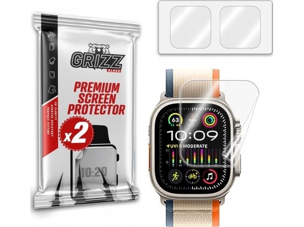 GrizzGlass keramisk film til Apple Watch Ultra 2