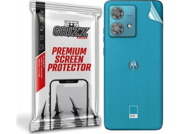 GrizzGlass skyddsfilm baksida GrizzGlass SatinSkin till Motorola Edge 40 Neo