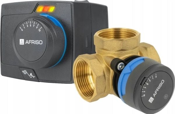 Afriso 3-veis blandeventil roterbar ARV 385 Vario ProClick + ARM 343 ProClick DN32 Rp 1 1/4" Kvs 7,5-19