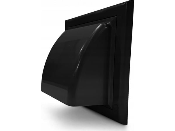 Awenta KO125-30CZ kåpa för rund kanal Ø125 svart