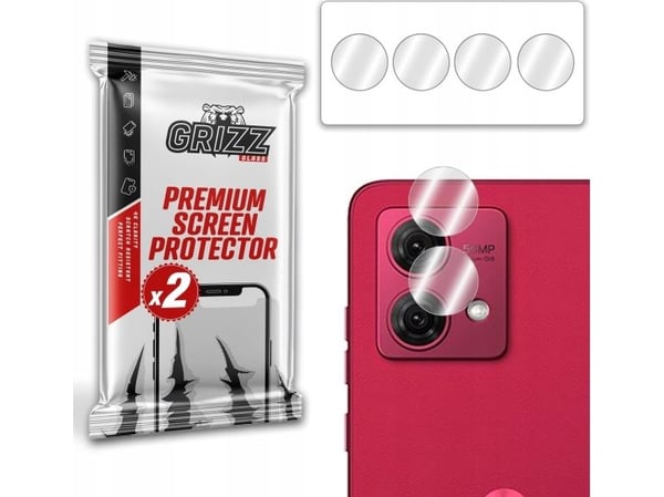 GrizzGlass Szkło med aparat GrizzGlass HybridGlass-kamera til Motorola Moto G84 5G