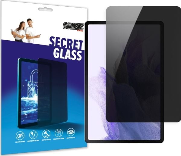 GrizzGlass SecretGlass integritetsglas till Samsung Galaxy Tab S7 FE