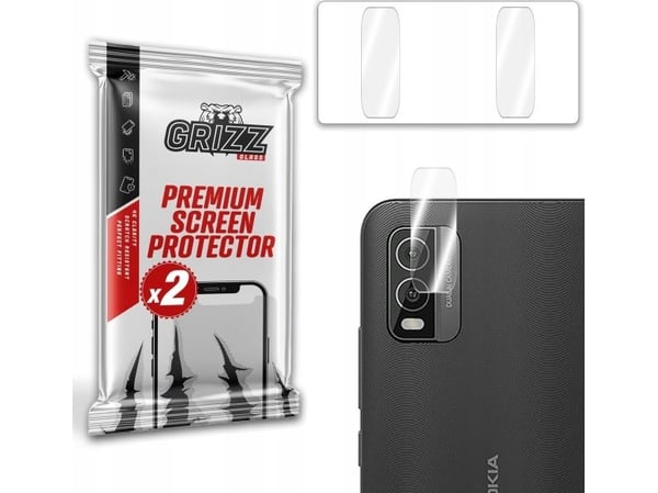 GrizzGlass Szkło med aparat GrizzGlass HybridGlass-kamera til Nokia C210
