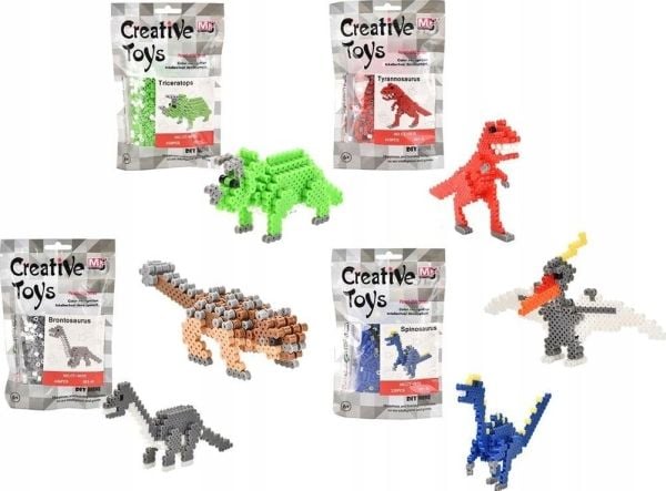 Dinosaur strykeperler 400 stk