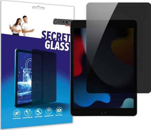 GrizzGlass Yksityisyyslasi GrizzGlass SecretGlass Apple iPad 10.2 tuumaa (7., 8., 9. sukupolvi)