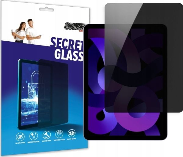 GrizzGlass GrizzGlass SecretGlass personvernglass for Apple iPad Air 10,5 tommer (3. generasjon)