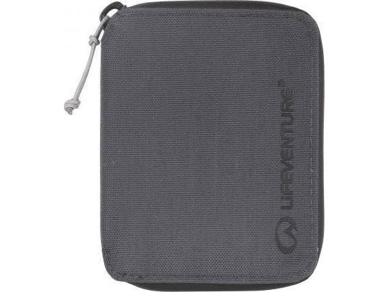 Lifeventure RFID Bi-Fold Wallet, återvunnen, grå