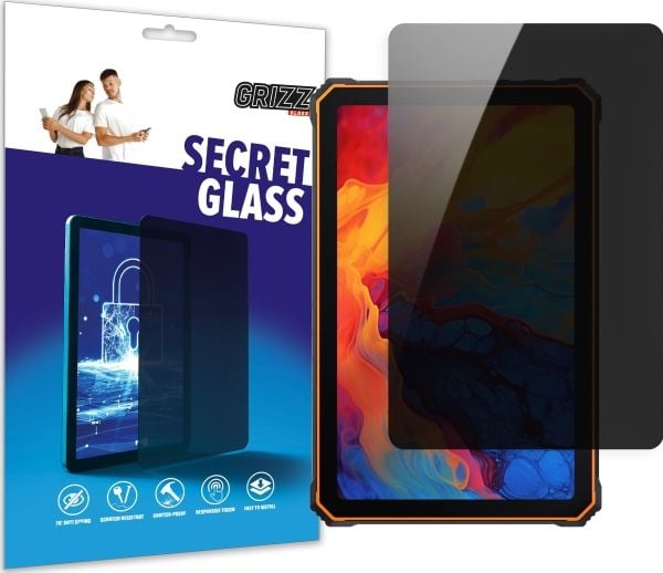 GrizzGlass GrizzGlass SecretGlass personvernglass for Blackview Active 8 Pro