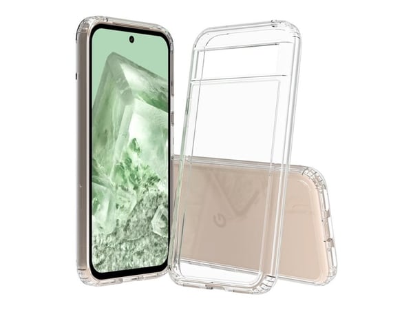 Screenor Bumper - Baksidedeksel for mobiltelefon - MagSafe-samsvar - termoplast-polyuretan (TPU), akryl - gjennomsiktig - for Google Pixel 8a
