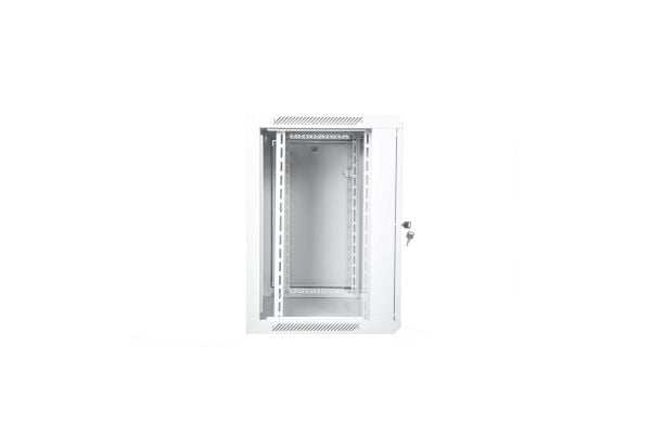 DIGITUS Professional DN-W19 12U/450 - Skap - veggmonterbar - grå, RAL 7035 - 12U - 19"