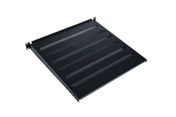 KaTLINK - Rack-hylle - svart, RAL 9005 - 1U - 19"