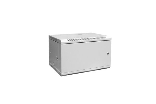 DIGITUS Professional DN-W19 06U/450/MD - Skap - veggmonterbar - grå, RAL 7035 - 6U - 19"