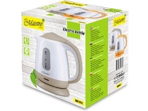 Feel Maestro MR012 beige, 1 l, 1100 W, Brun, Hvit, Plast, Vannivåindikator, Overopphetingsbeskyttelse