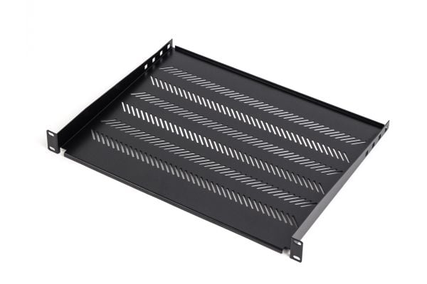 KatLink TN-19-350-1U-BK - Rack-hylle - svart, RAL 9005 - 1U - 19"