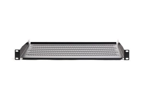 KatLink TN-19-350-1U-BK - Rack-hylle - svart, RAL 9005 - 1U - 19"