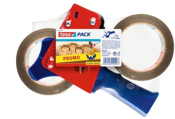 TESA 1172921, 66 m, ruskea, polypropeeni (PP), 50 mm, 779 g, 2 kpl, 2 kpl