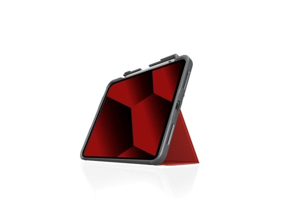 STM Dux Plus Case | Apple iPad 10.9" 2022 | rød/transparent | bulk | (STM-222-388KX-02)