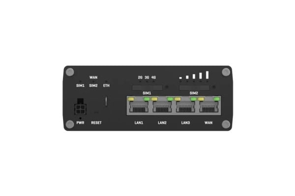 Teltonika RUTM09, Ethernet WAN, Gigabit Ethernet, SIM kort spor, Sorter