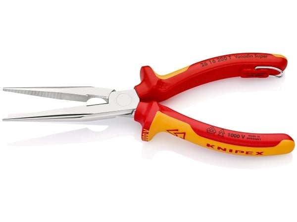 KNIPEX - Långnosig pincett - isolering - 200 mm