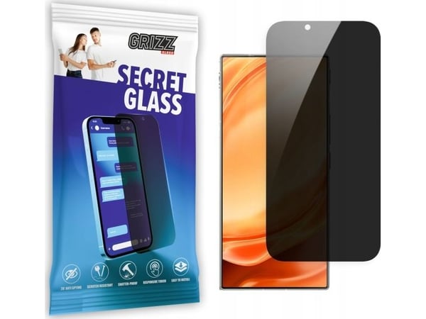 GrizzGlass personvern-/skjermbeskyttelsesglass GrizzGlass SecretGlass for ZTE Nubia Z50 Ultra