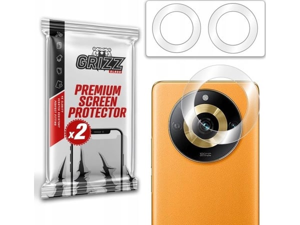 GrizzGlass HybridGlass kameralinsbeskytter til Realme Narzo 60 Pro