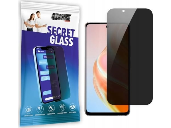 GrizzGlass SecretGlass personvernskjermglass til Infinix Zero 5G