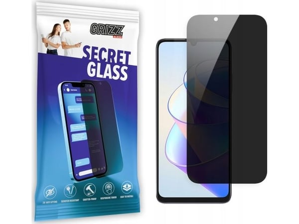 GrizzGlass Privacy Glass GrizzGlass SecretGlass for Honor Play 40 Plus
