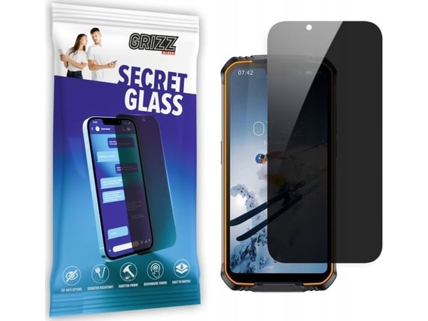 GrizzGlass personvernskjerm SecretGlass for Doogee S88 Pro