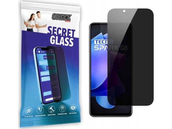 GrizzGlass GrizzGlass SecretGlass personvernglass for Tecno Spark Go 2023 GrizzGlass GrizzGlass SecretGlass personvernglass for Tecno Spark Go 2023